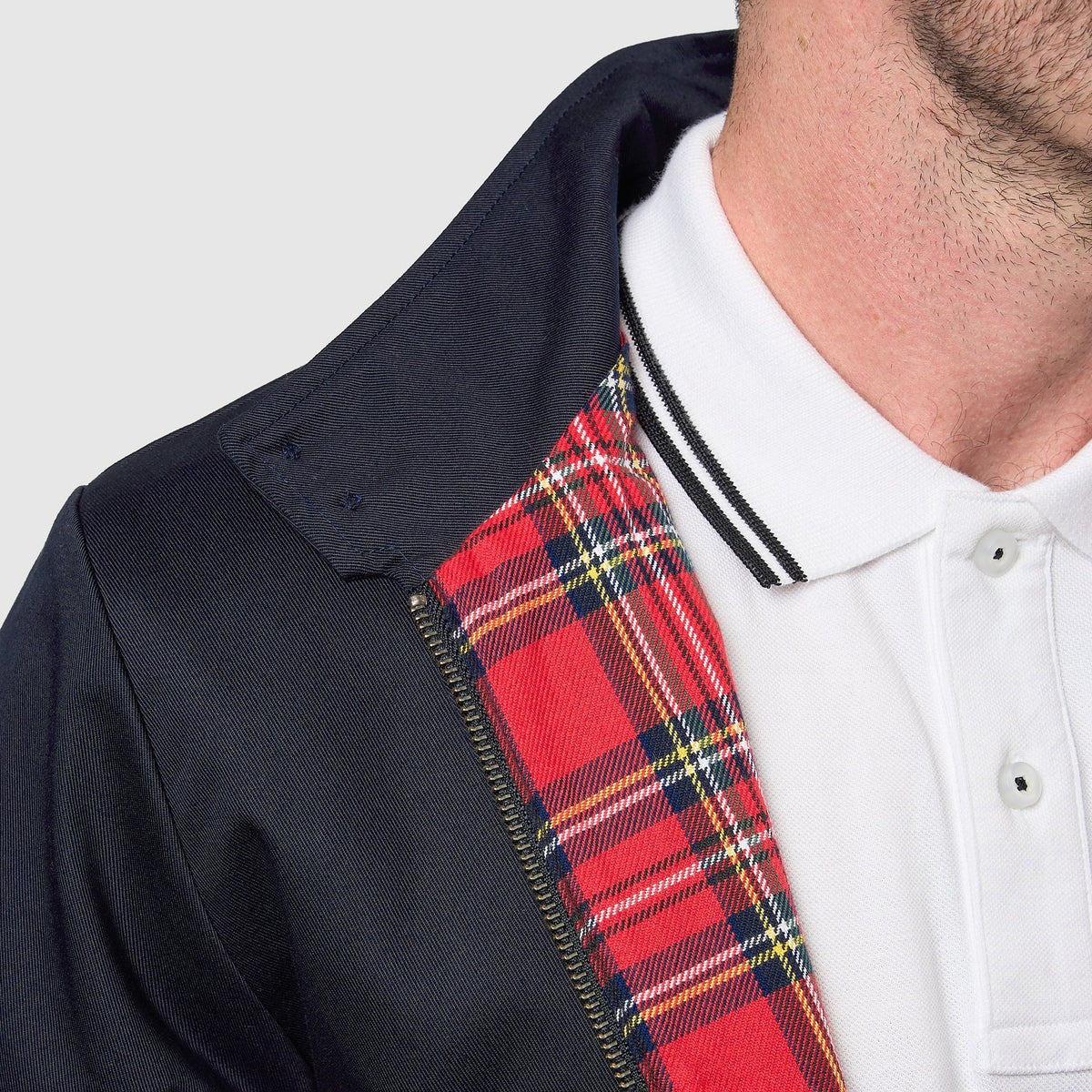 Blouson Harrington Signature Marine, vue 3