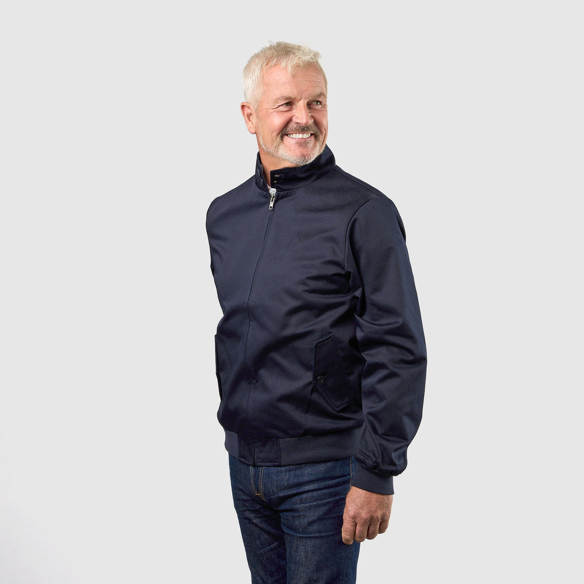 Blouson Harrington Signature Marine, vue 11