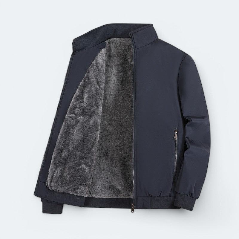 Veste zippée doublée coton, vue 1
