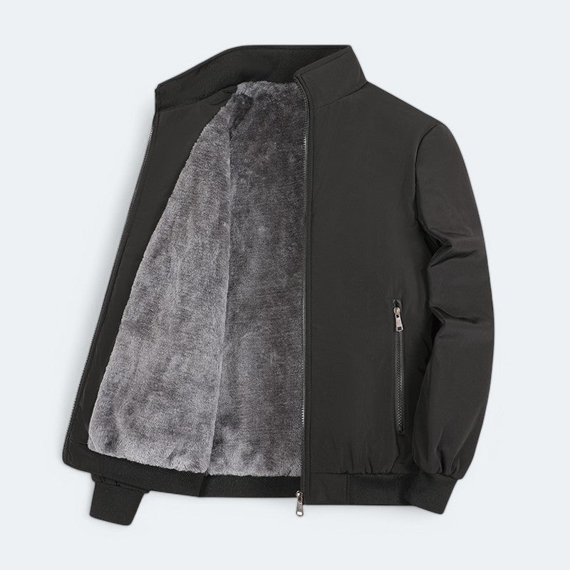 Veste zippée doublée coton, vue 3